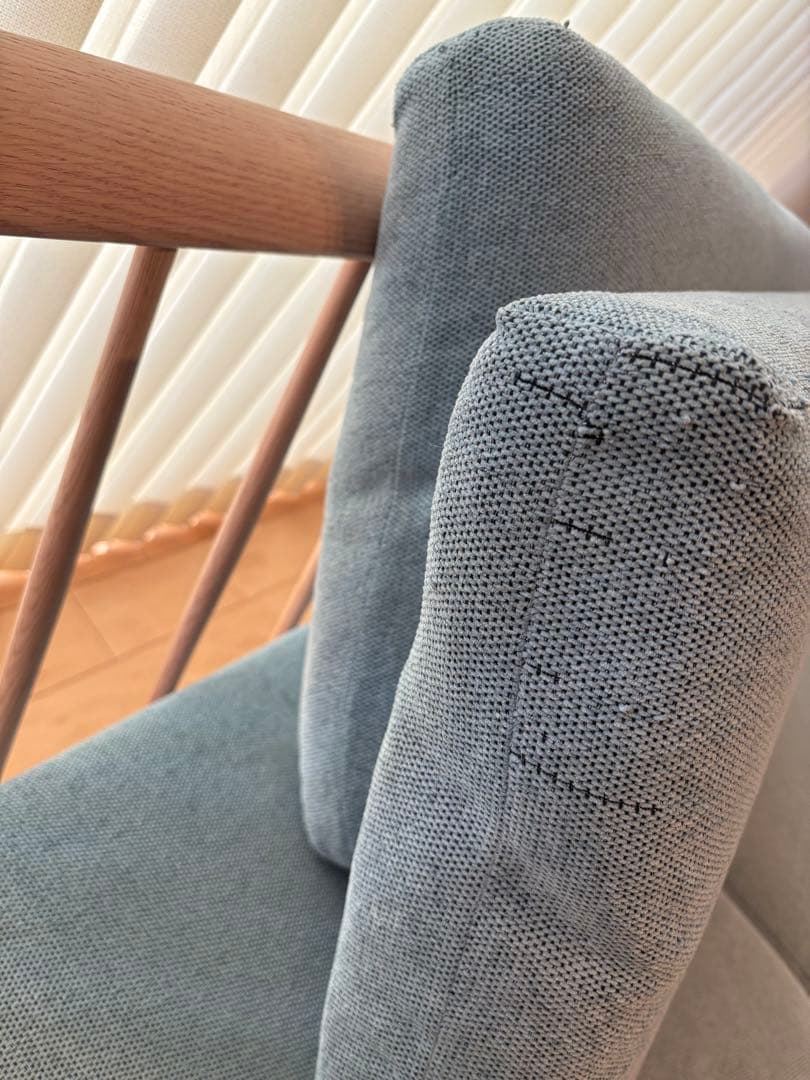 飛騨の家具　日進木工×TWO-ONE STYLE　3人掛けソファ『ブランカ』