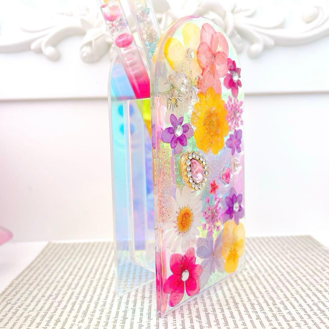 お花の入れ物　オーロラピンク