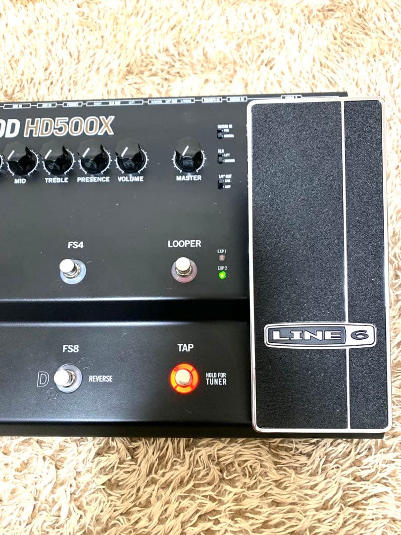 美品】LINE6 POD HD500X 動作確認済 社外適合ACアダプター付属 - メルカリ