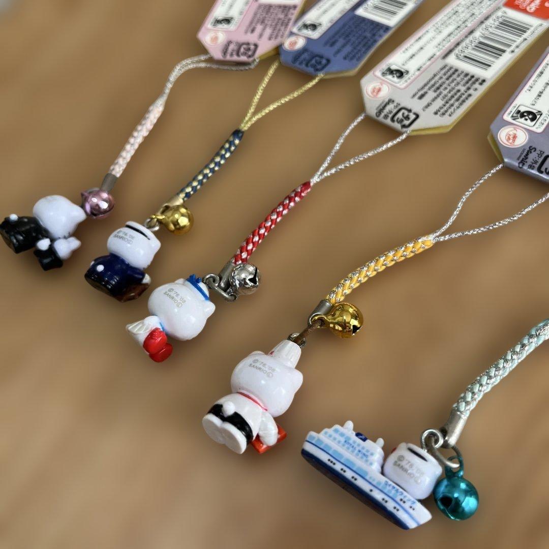 ご当地キティ　横浜限定　ロイヤルウイング　根付けストラップ　2008年