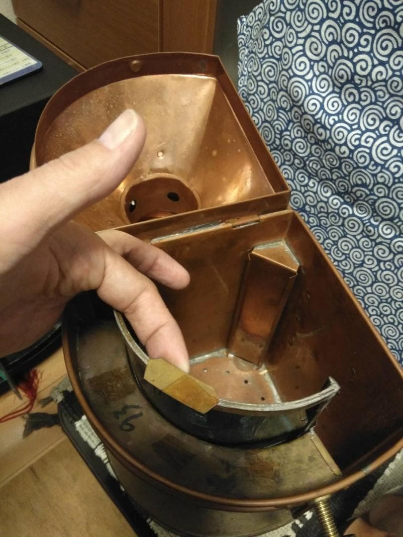 船舶灯 銅製オイルランプ