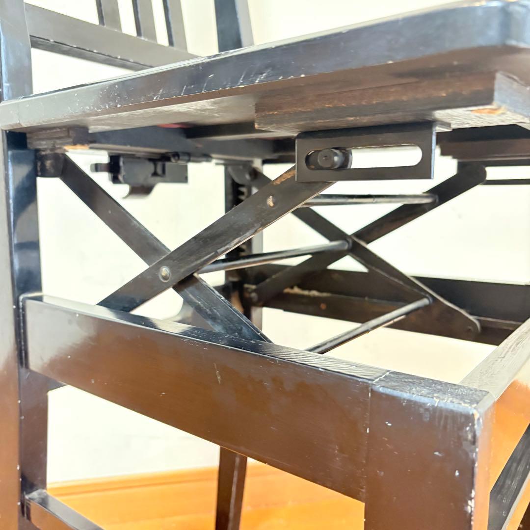 【動作良好・匿名配送】トムソン椅子 半艶塗装 アップライトピアノ