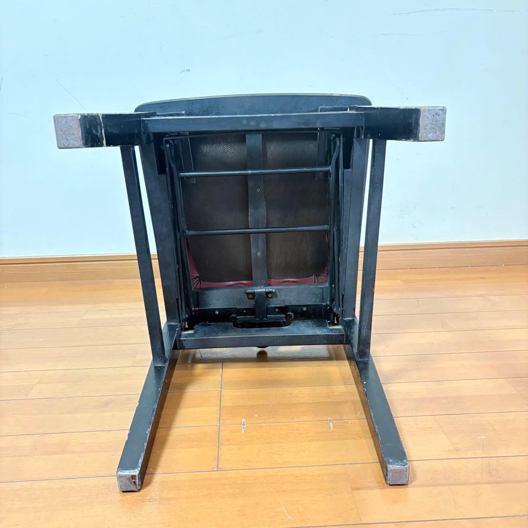 【動作良好・匿名配送】トムソン椅子 半艶塗装 アップライトピアノ