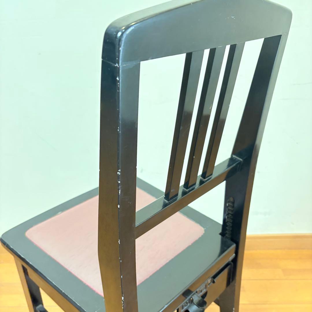 【動作良好・匿名配送】トムソン椅子 半艶塗装 アップライトピアノ