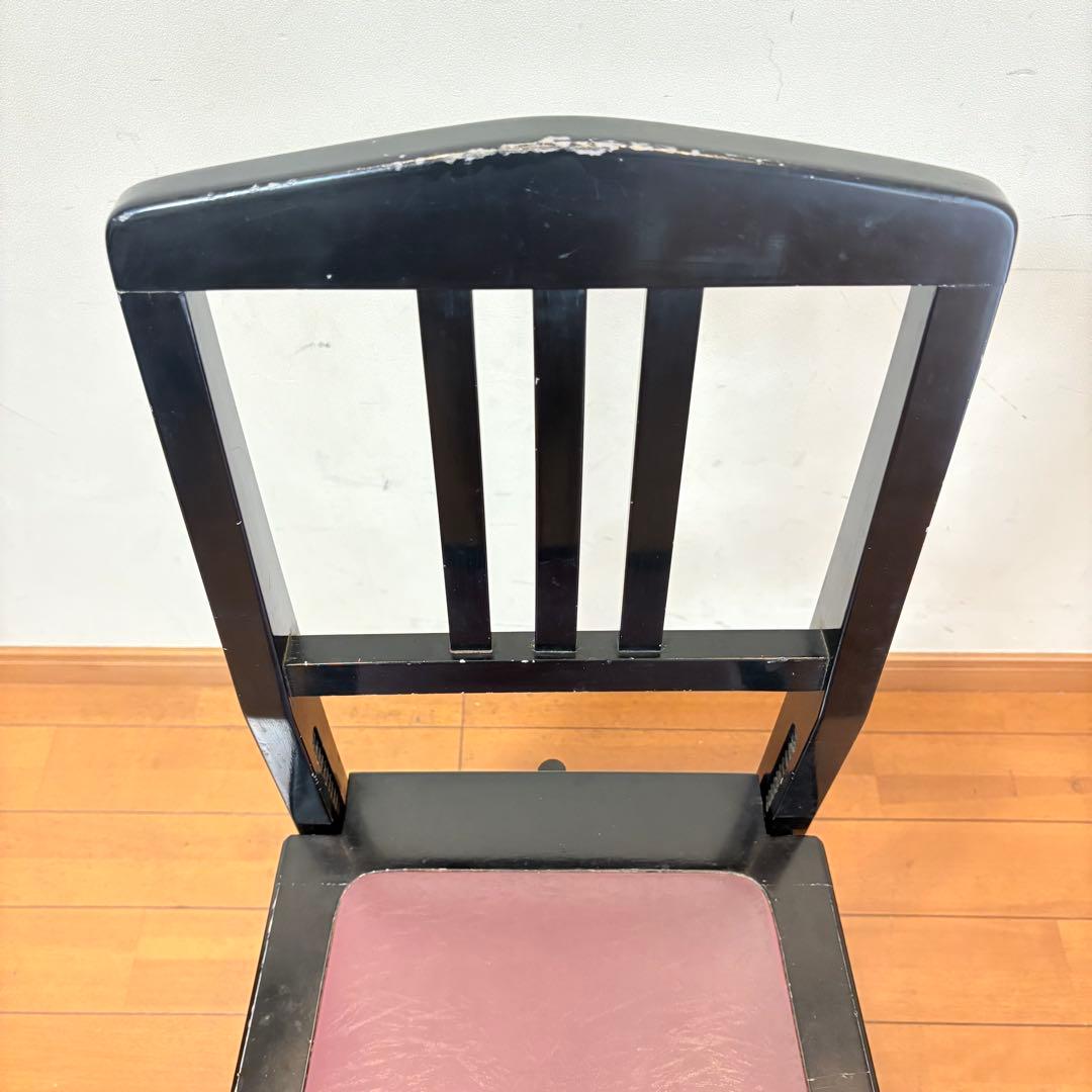 【動作良好・匿名配送】トムソン椅子 半艶塗装 アップライトピアノ