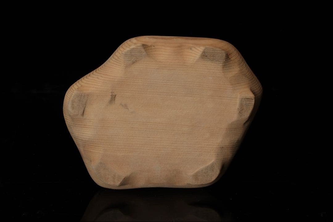 中国 太湖石 木製台座付 5.4kg 鑑賞石 文人石 水石 天然石 盆石 飾石