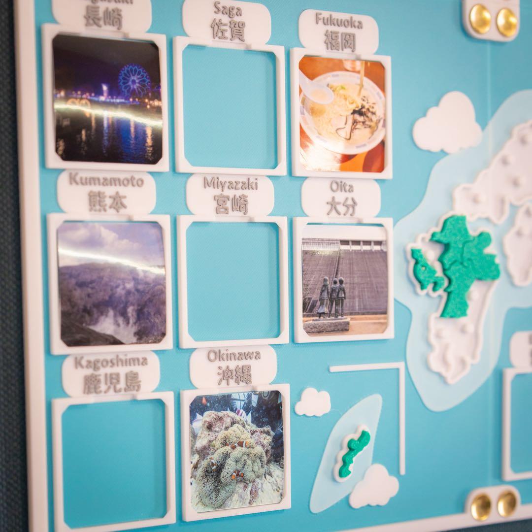 【無地プレートセット】人生の実績解除パズル 日本地図 パズル トラベル