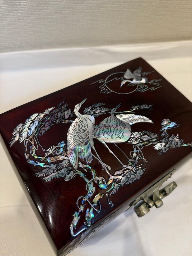 螺鈿細工 らでん 韓国伝統工芸 ジュエリーボックス 小物入れ - メルカリ