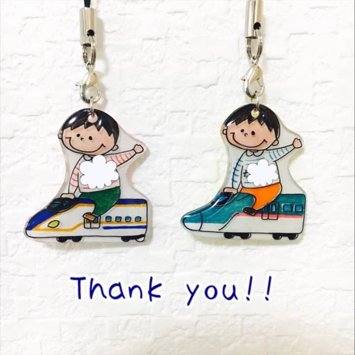 【にゃんたん姫♪様ご確認用】☆新幹線名入れキーホルダー☆