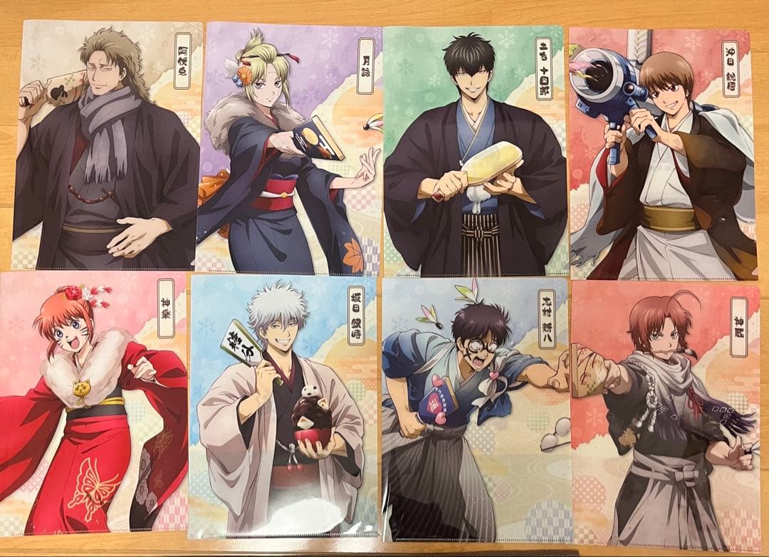 銀魂クリアファイル8枚 - メルカリ