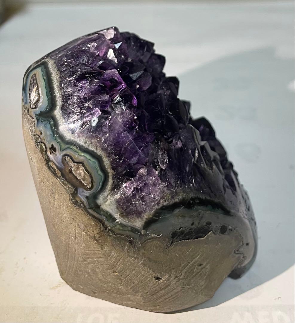 高品質アメジストドーム 紫水晶 クリスタル パワーストーン お守 浄化 幸運