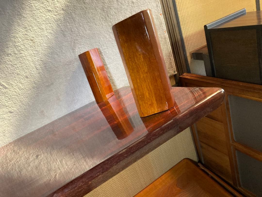 天然木の高級座卓（一枚板、匠職人の希少品）