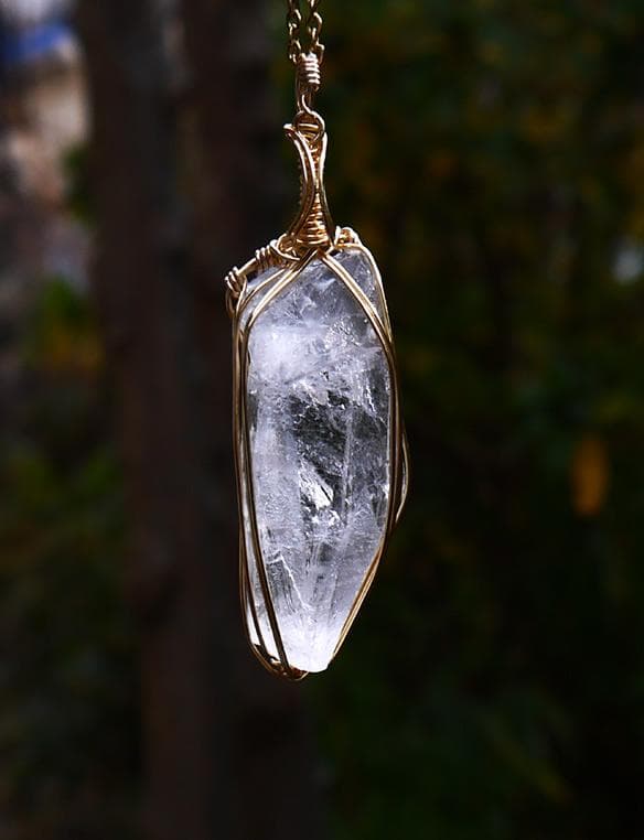 高品質 レムリアンクリスタルピュアレイ ペンダントトップ◇