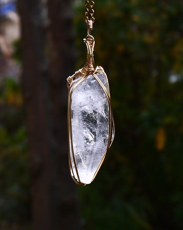 高品質 レムリアンクリスタルピュアレイ ペンダントトップ◇