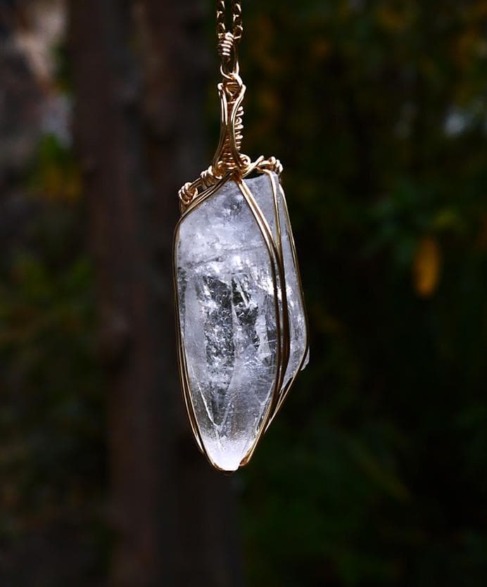 高品質 レムリアンクリスタルピュアレイ ペンダントトップ◇