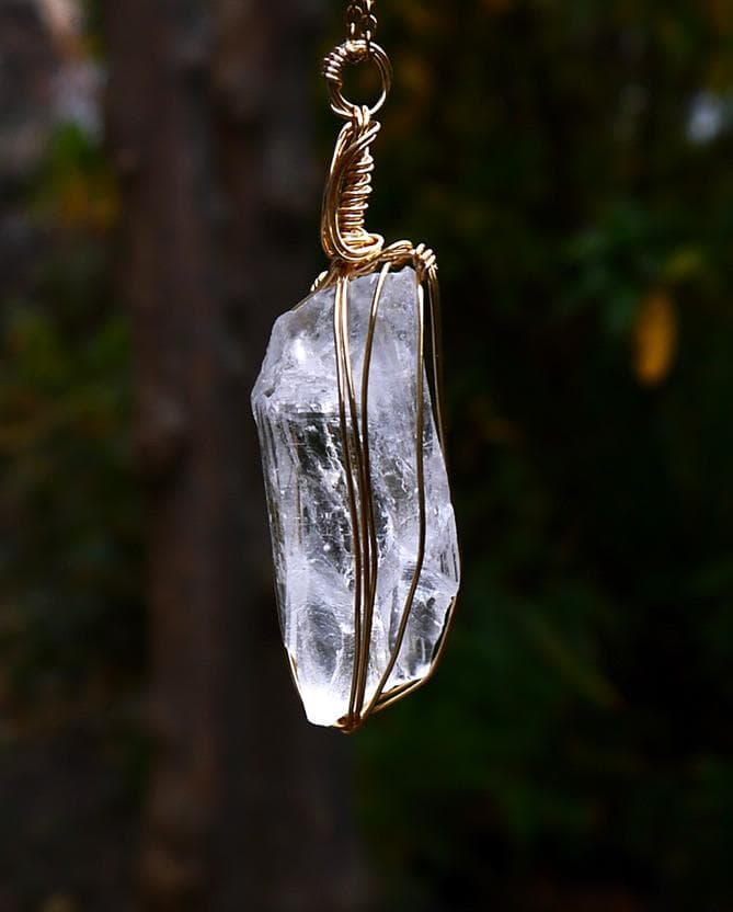 高品質 レムリアンクリスタルピュアレイ ペンダントトップ◇