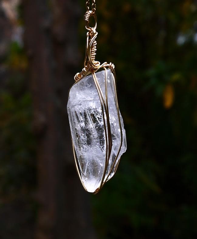 高品質 レムリアンクリスタルピュアレイ ペンダントトップ◇