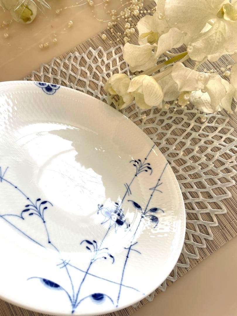 ロイヤルコペンハーゲン ブルーパルメッテ プレート ボウル 4点セット