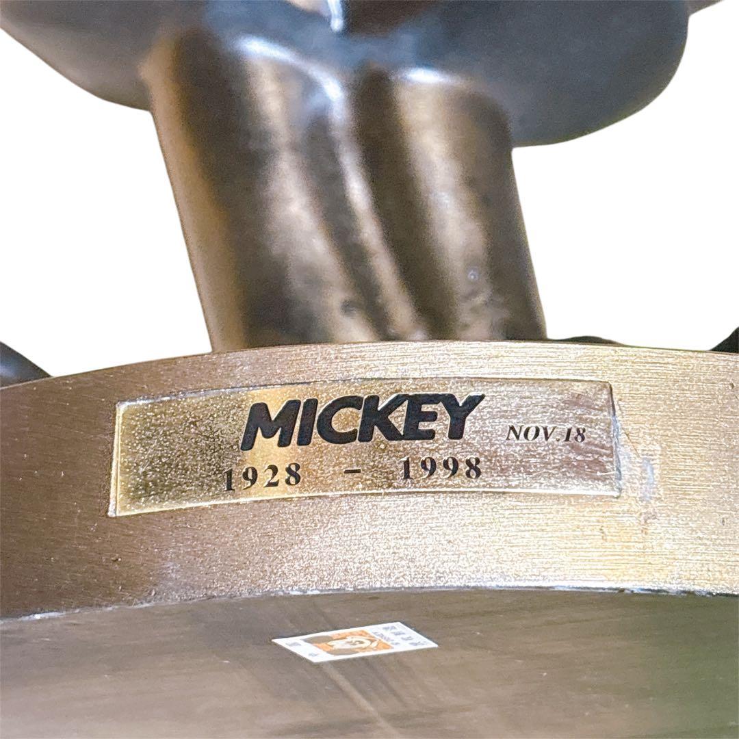 世界限定3000体 ディズニー ミッキーマウス ブロンズ像 正規品