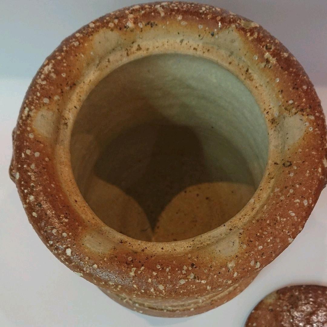 茶道具】信楽 耳付水指 高橋楽斎 - メルカリ