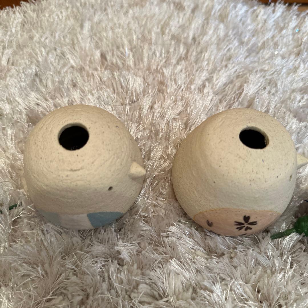 陶芸家　清水うのう☆すずちゃん☆一輪差し