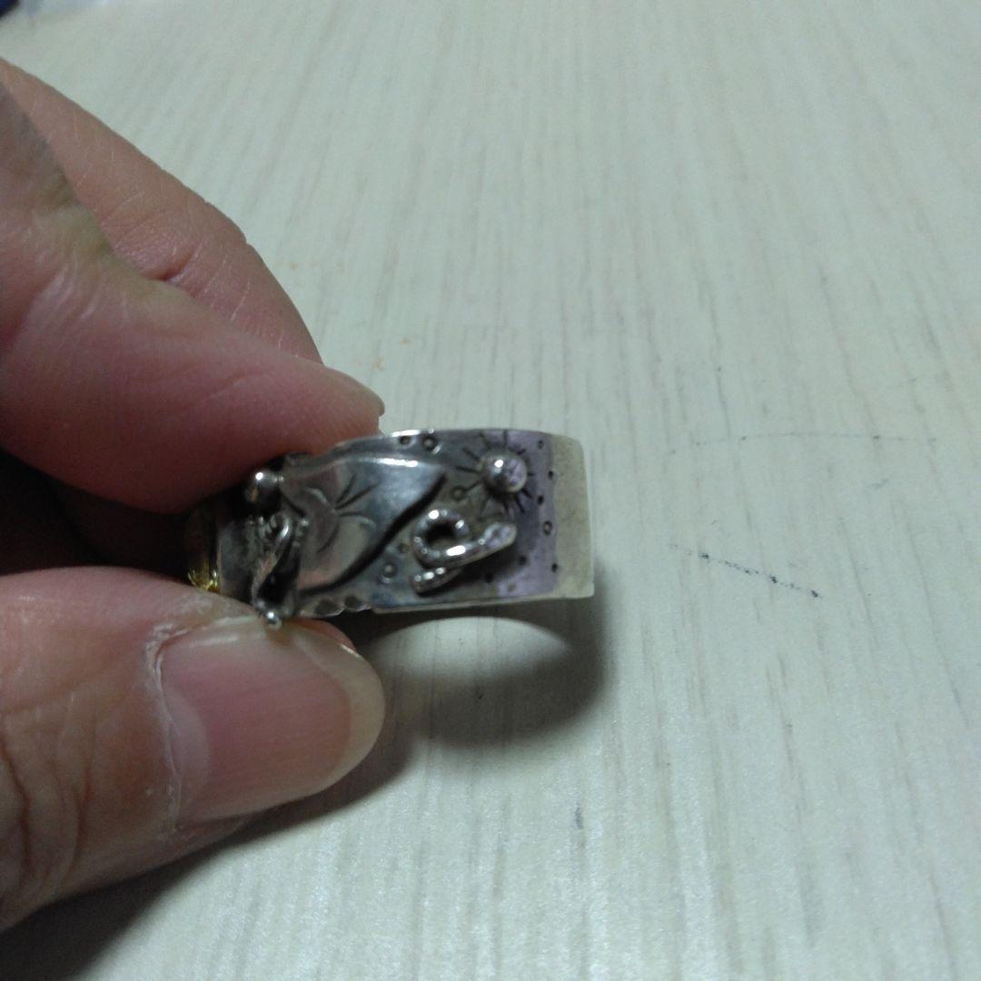 シルバーリング「ルチルクォーツ」付き