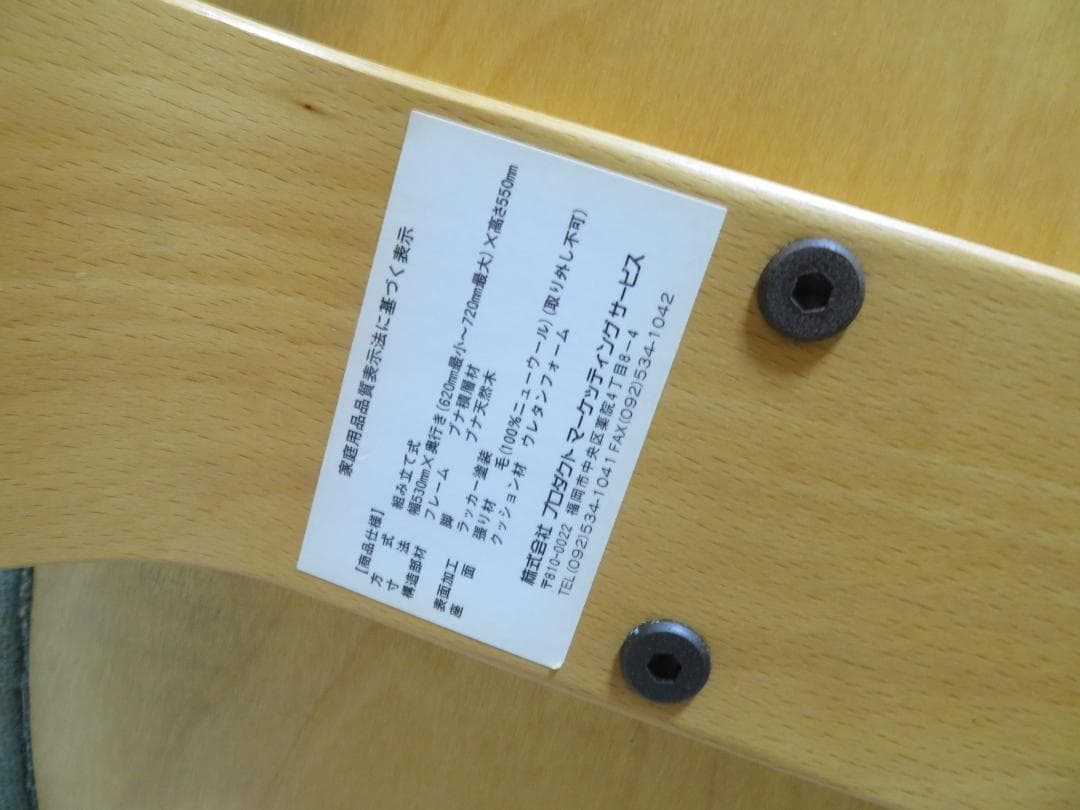 Rybo リボ社 バランスチェア イージー ライトグリーン 専用カバー付き