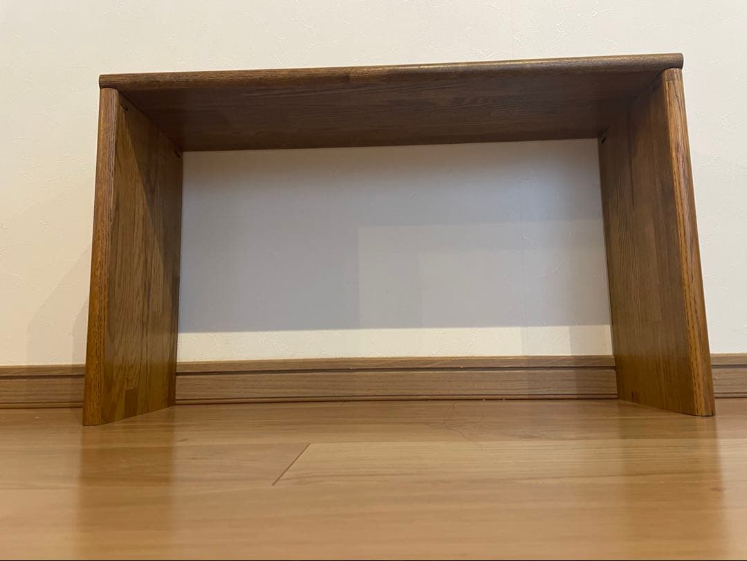 オープンシェルフ オーク 無垢材 ダークオーク オープンシェルフ