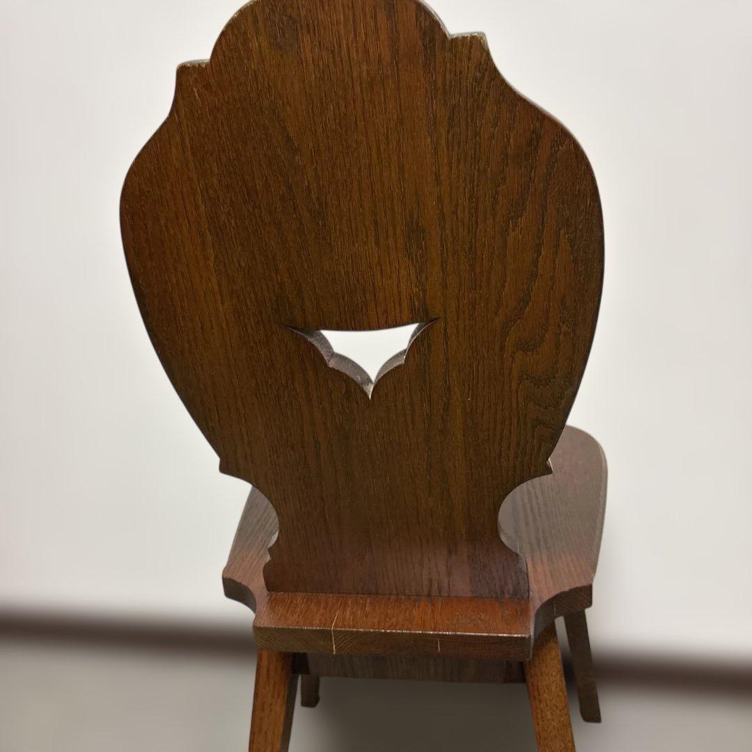 木製クラシック椅子 装飾的な背もたれ