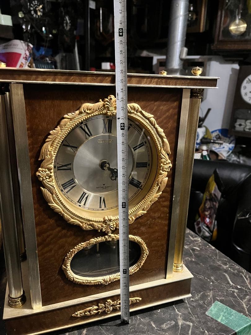 水晶時計 シチズン　CITIZEN サイズ縦約36 横約29 奥行き15.5