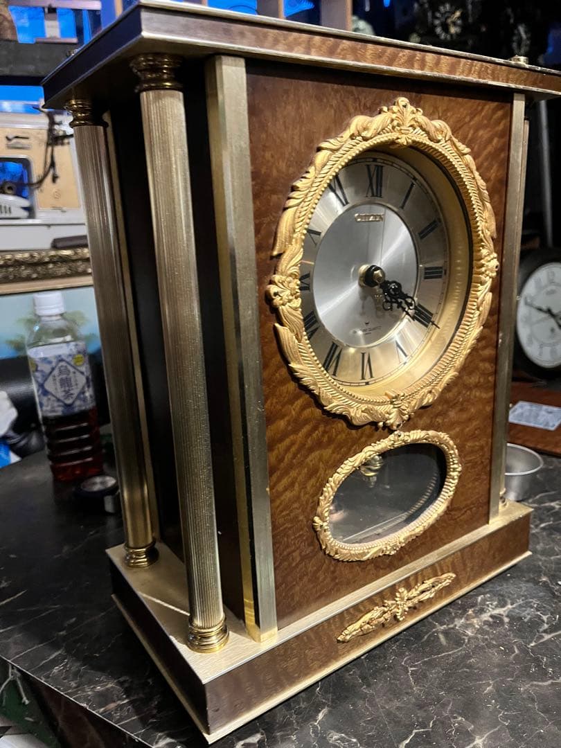 水晶時計 シチズン　CITIZEN サイズ縦約36 横約29 奥行き15.5