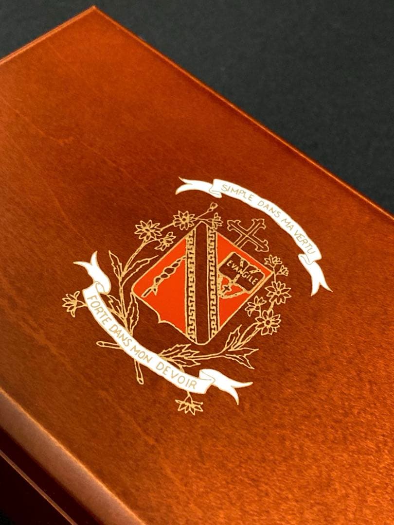 新品☆雙葉学園☆校章エンブレムデザイン☆校歌オルゴールボックス☆アンティーク☆