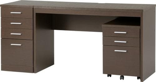 《新品・送料無料》シンプルデスク　幅１２０　ＤＥ－１２４５ＢＲ