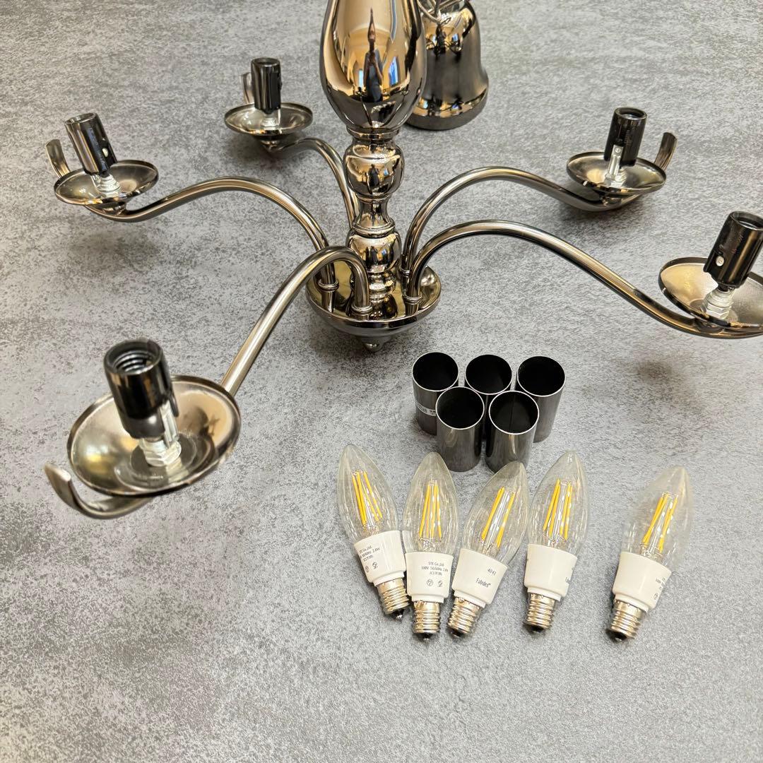 Francfranc フランフラン シャンデリア 5灯 シーリングライト - メルカリ