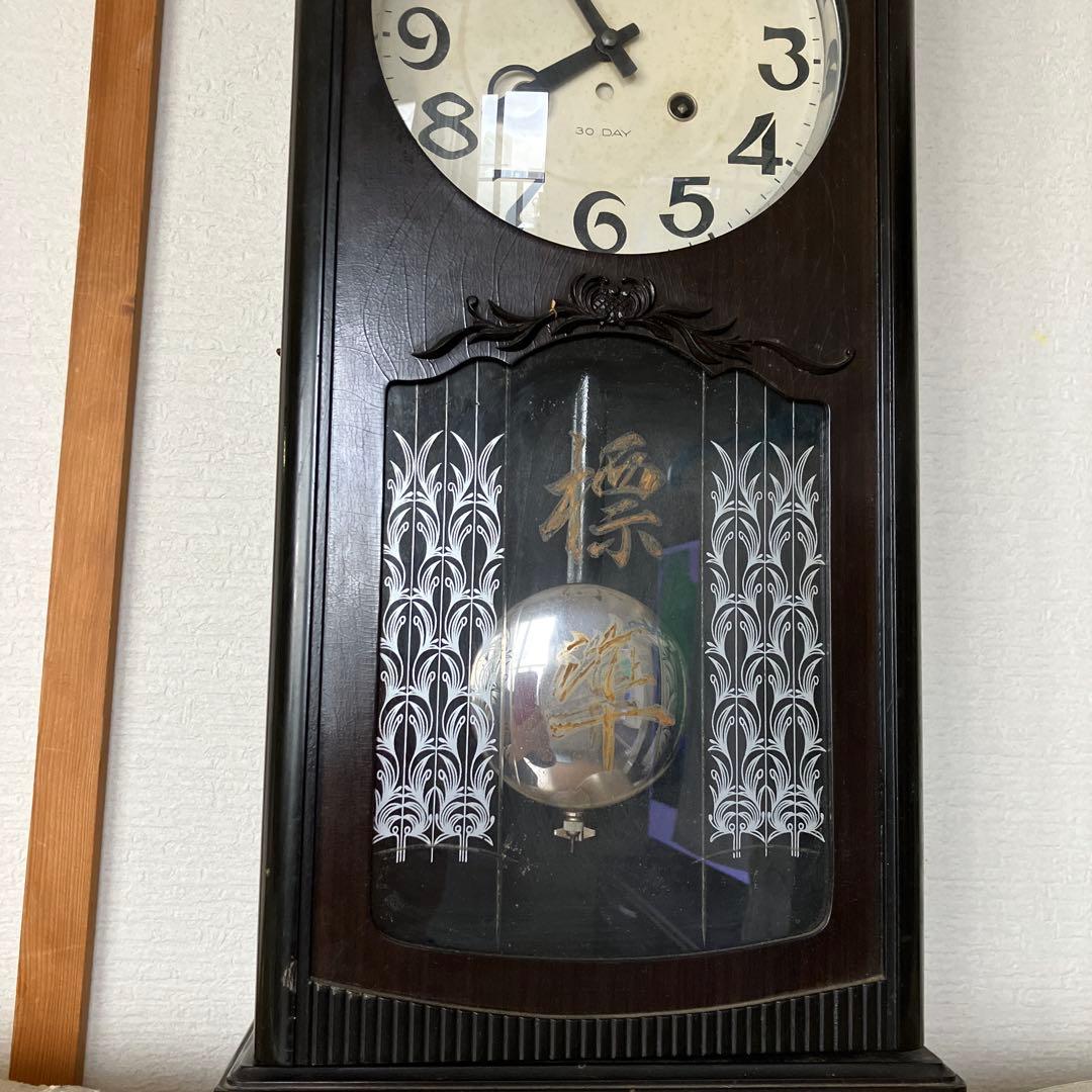 昭和レトロ ボンボン柱時計 - メルカリ