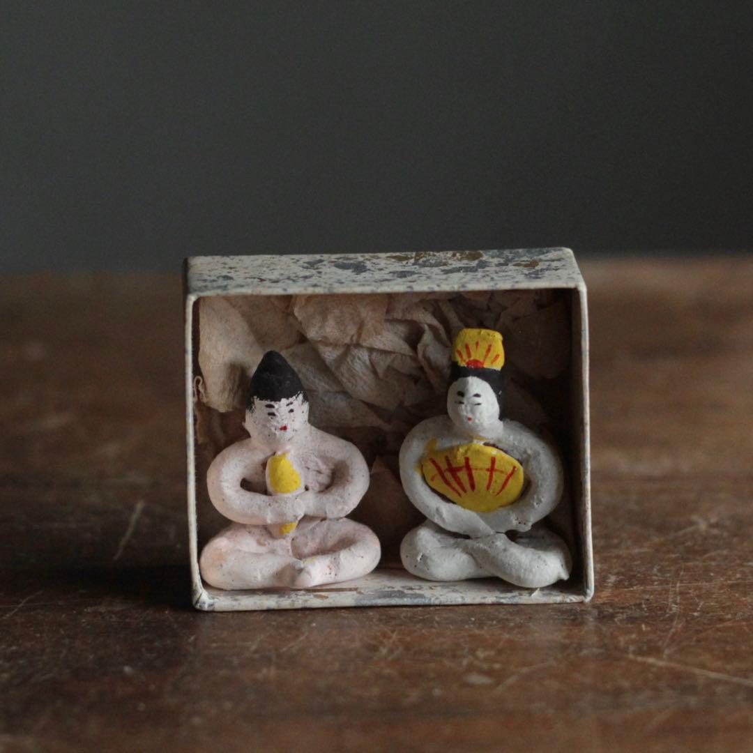 住吉人形 裸雛 古作 郷土人形 土人形 民芸 古道具 アンティーク オブジェ