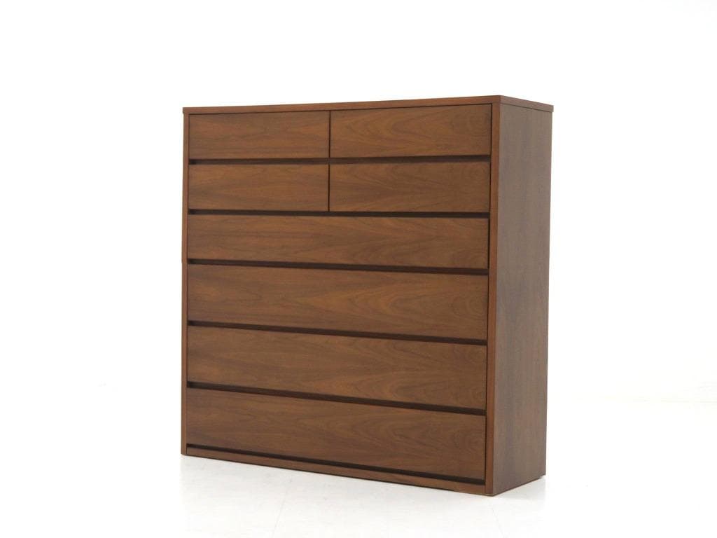 展示品　IDC大塚家具　ウォールナット　6段　チェスト　整理箪笥　タンス