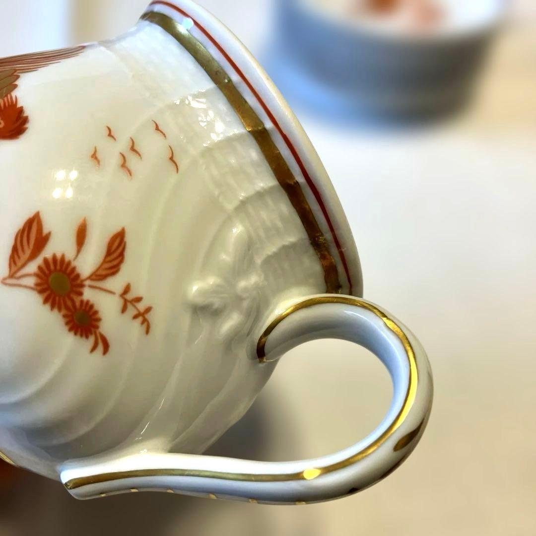 リチャード ジノリ レッドコック 小皿 5枚 ミルクポット