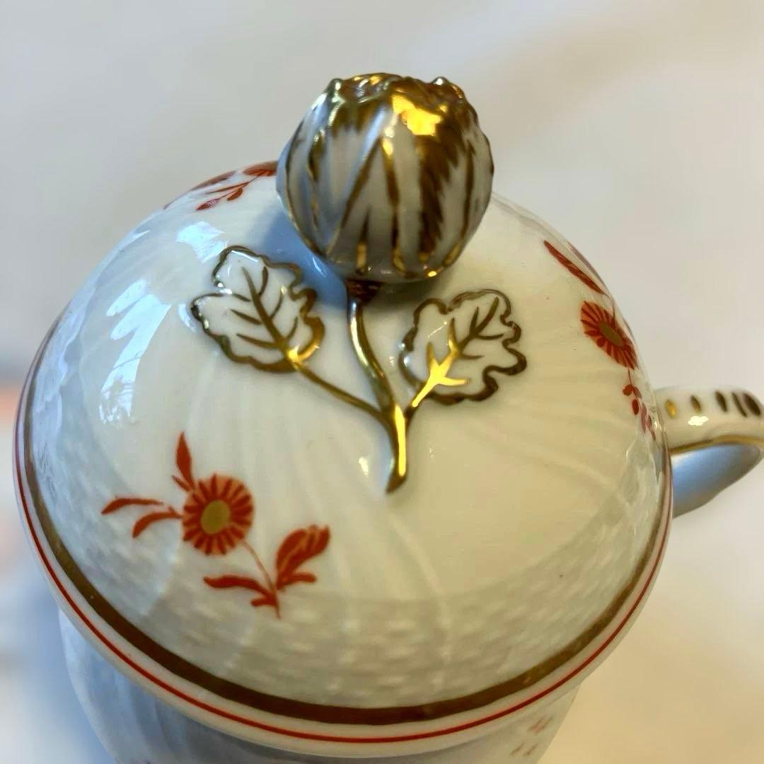 リチャード ジノリ レッドコック 小皿 5枚 ミルクポット