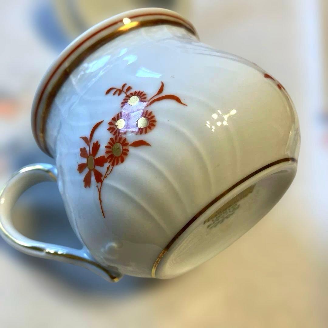 リチャード ジノリ レッドコック 小皿 5枚 ミルクポット