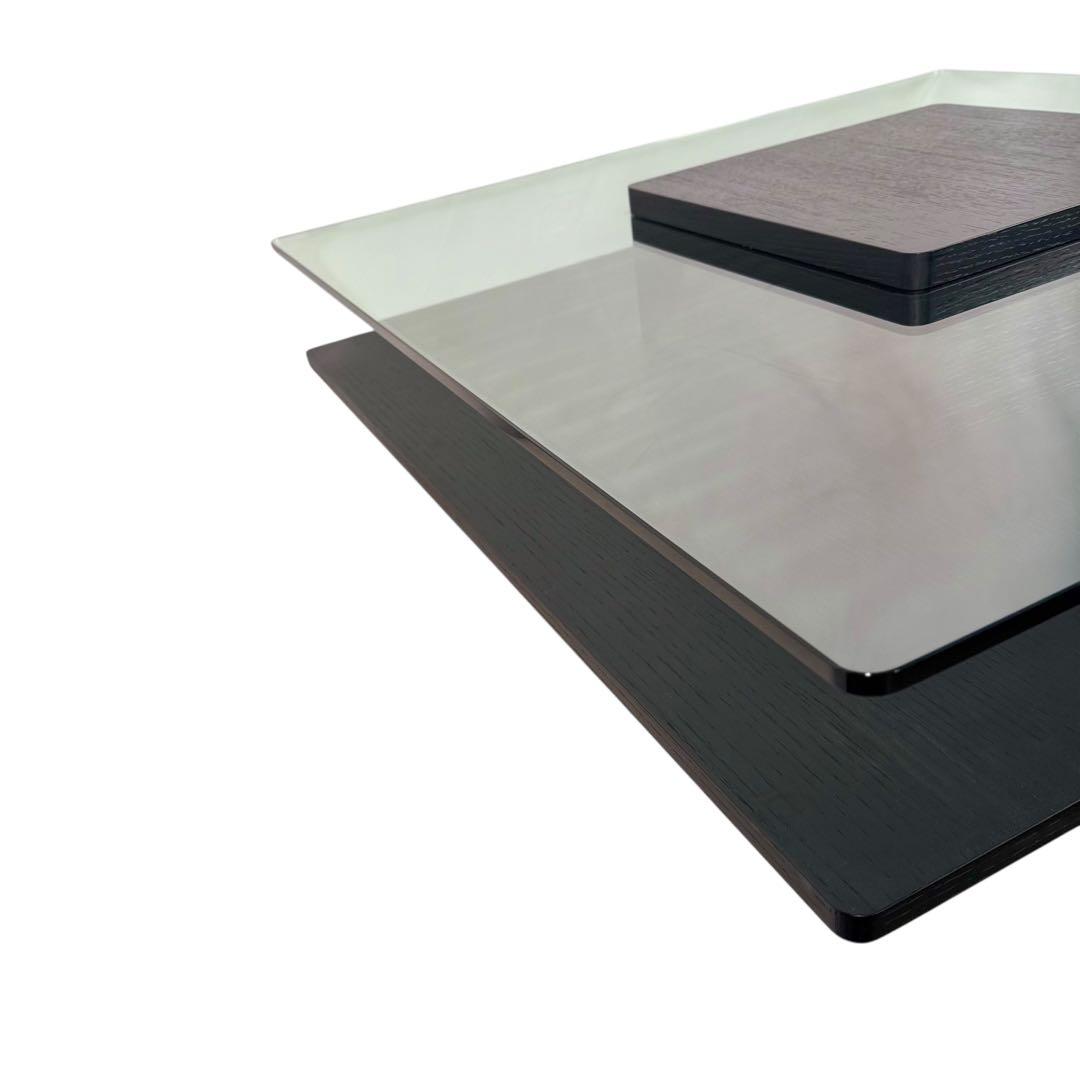 HR876 armonia ガラス天板　　センターローテーブル