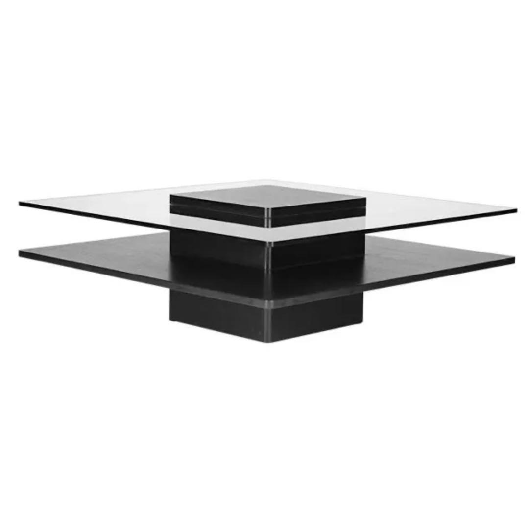 HR876 armonia ガラス天板　　センターローテーブル