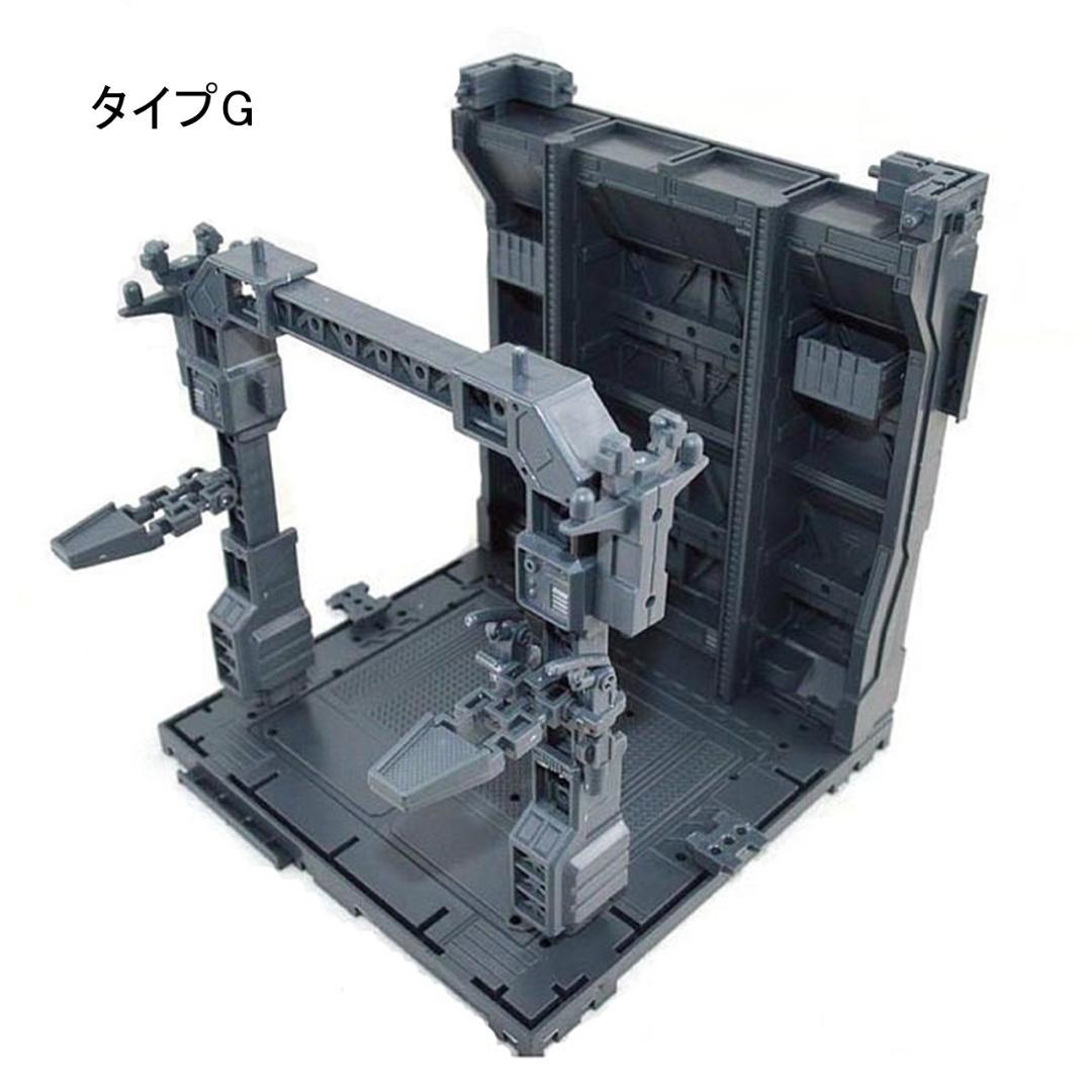 ガンプラ ジオラマ ベース (タイプG) 格納庫 基地 プラモ - メルカリ