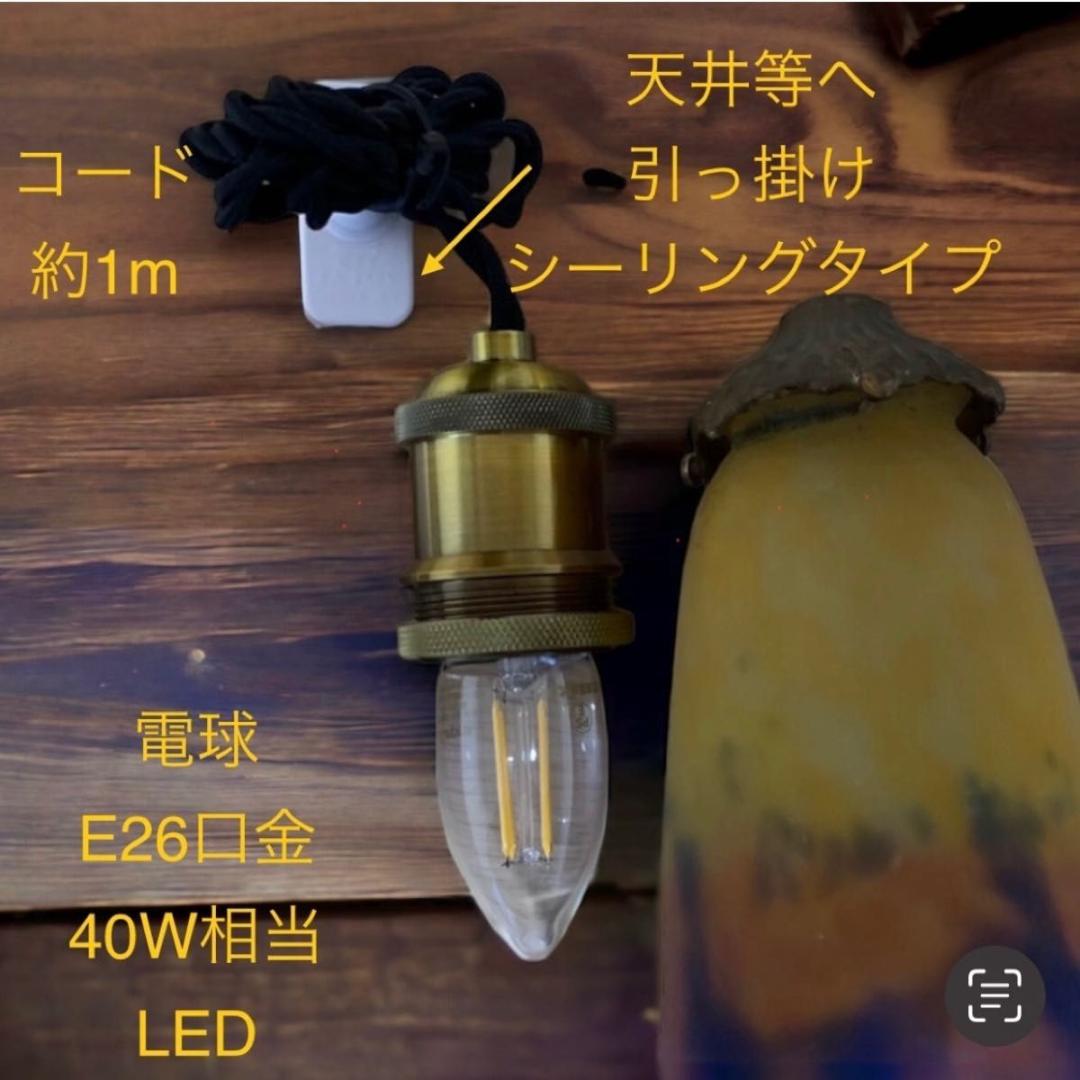 ミューラー兄弟 フレール チューリップ ペンダント ライト 電球＆コード