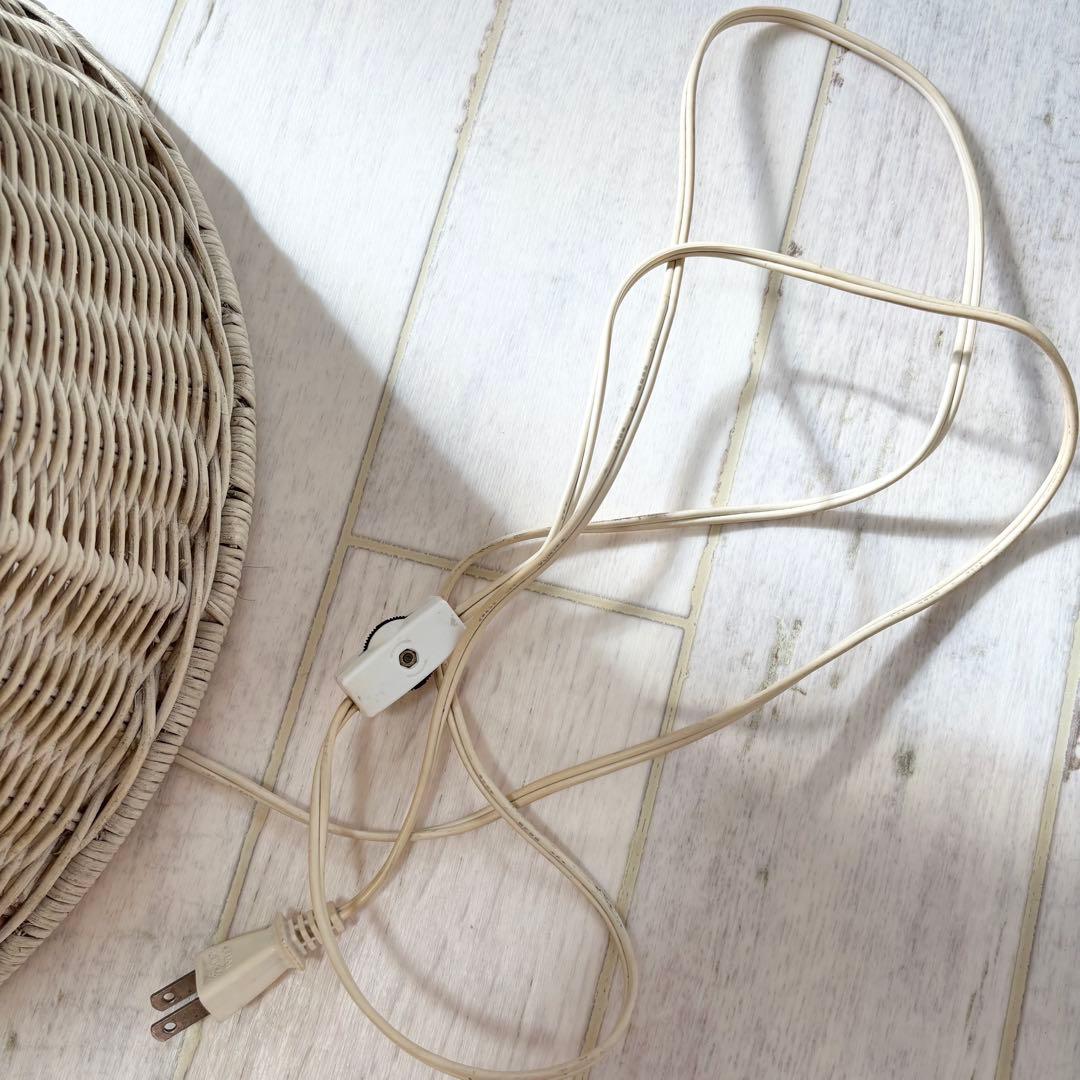 シェル ラタンテーブル　希少　アンティーク　サイドテーブル