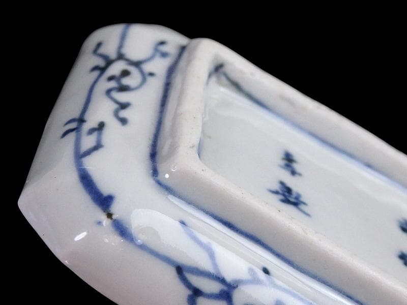 古伊万里 染付 微塵唐草の図 角皿 豆皿 E532AS-fbte - メルカリ