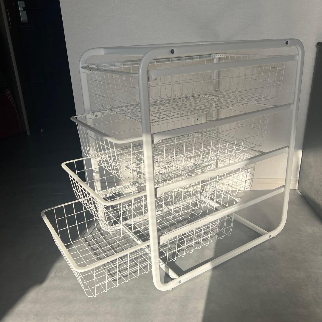 IKEA ALGOT 廃盤 4段ワイヤー バスケット アルゴート - メルカリ