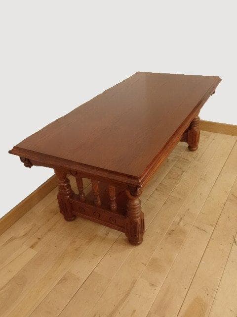 木製　センターテーブル　再塗装済　USED