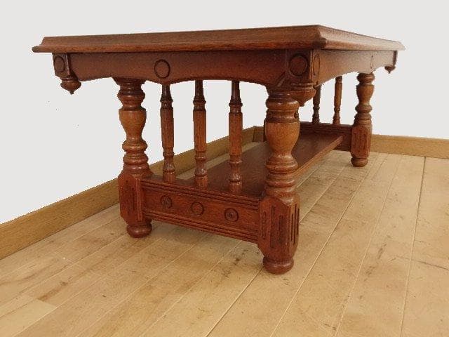 木製　センターテーブル　再塗装済　USED