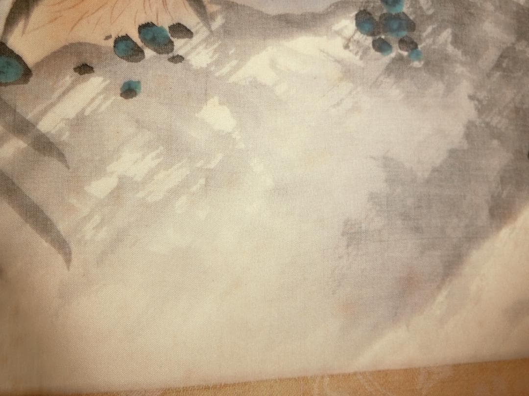 虎 日本画 桂堂画 掛け軸